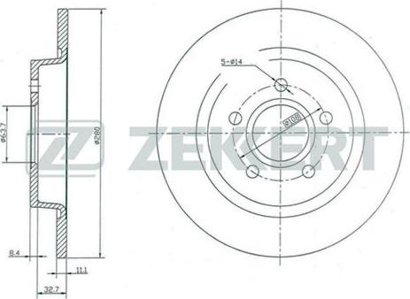 ABEX BD1245S - Discofreno autozon.pro