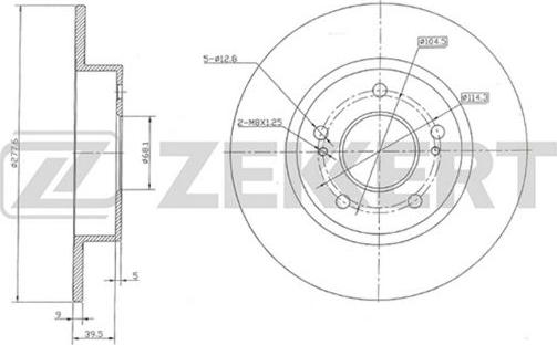 Zekkert BS-5206 - Discofreno autozon.pro