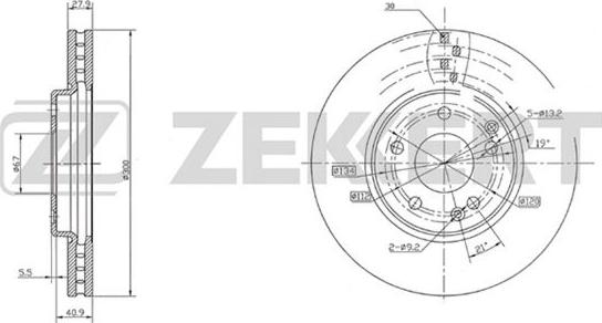 Zekkert BS-5201 - Discofreno autozon.pro