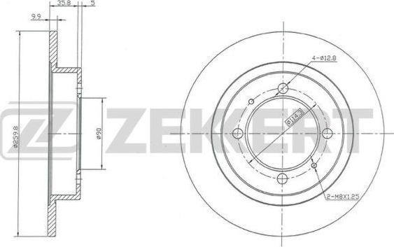 Zekkert BS-5225 - Discofreno autozon.pro