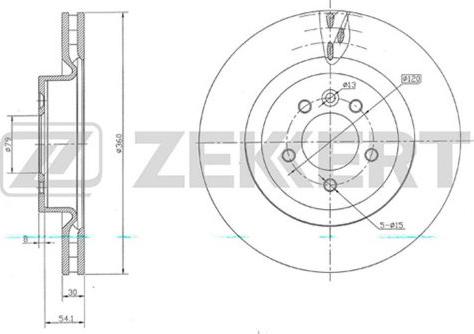 Zekkert BS-5721 - Discofreno autozon.pro