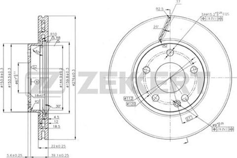 Zekkert BS-5773 - Discofreno autozon.pro