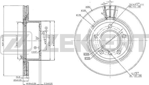 Zekkert BS-5772 - Discofreno autozon.pro