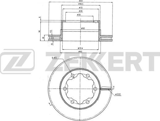 Zekkert BS-6450 - Discofreno autozon.pro