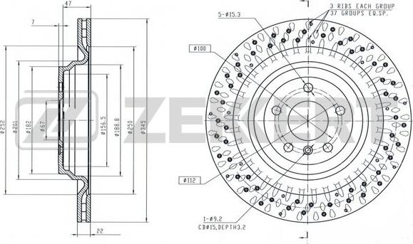 Zekkert BS-6563 - Discofreno autozon.pro