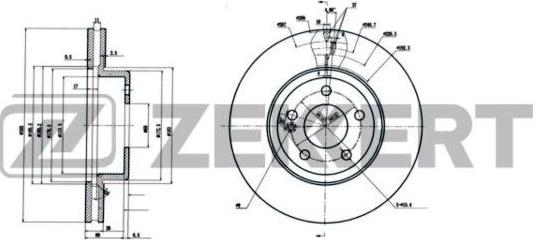 Zekkert BS-6194 - Discofreno autozon.pro