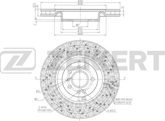 Zekkert BS-6363 - Discofreno autozon.pro