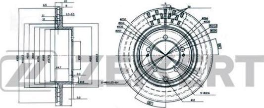 Zekkert BS-6216 - Discofreno autozon.pro