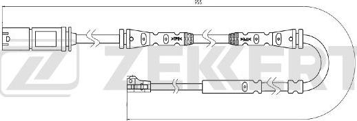 Zekkert BS-8099 - Contatto segnalazione, Usura past. freno / mat. d'attrito autozon.pro