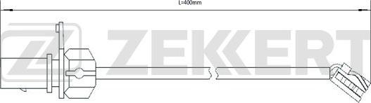 Zekkert BS-8097 - Contatto segnalazione, Usura past. freno / mat. d'attrito autozon.pro