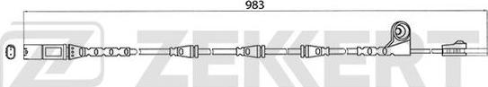 Zekkert BS-8004 - Contatto segnalazione, Usura past. freno / mat. d'attrito autozon.pro