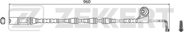 Zekkert BS-8005 - Contatto segnalazione, Usura past. freno / mat. d'attrito autozon.pro