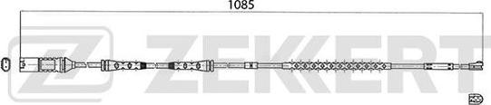 Zekkert BS-8020 - Contatto segnalazione, Usura past. freno / mat. d'attrito autozon.pro