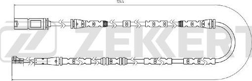 Zekkert BS-8101 - Contatto segnalazione, Usura past. freno / mat. d'attrito autozon.pro