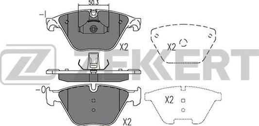 Zekkert BS-2946 - Kit pastiglie freno, Freno a disco autozon.pro