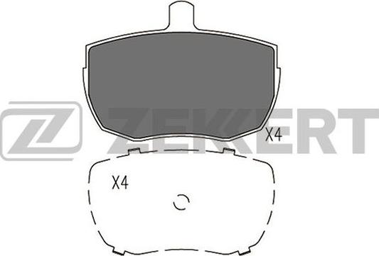 Zekkert BS-2965 - Kit pastiglie freno, Freno a disco autozon.pro