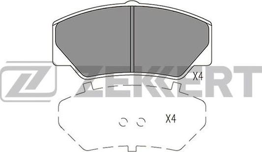 Zekkert BS-2971 - Kit pastiglie freno, Freno a disco autozon.pro