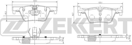 Zekkert BS-2149 - Kit pastiglie freno, Freno a disco autozon.pro