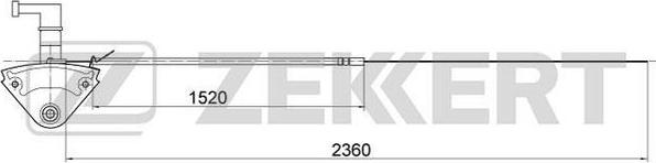 Zekkert BZ-1045 - Cavo comando cofano motore autozon.pro