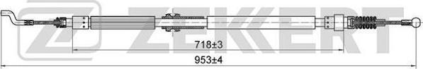 Zekkert BZ-1036 - Cavo comando, Freno stazionamento autozon.pro