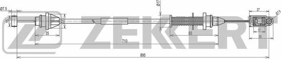 Zekkert BZ-1026 - Cavo acceleratore autozon.pro