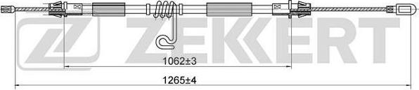 Zekkert BZ-1076 - Cavo comando, Freno stazionamento autozon.pro