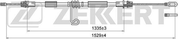 Zekkert BZ-1077 - Cavo comando, Freno stazionamento autozon.pro