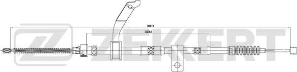 Zekkert BZ-1190 - Cavo comando, Freno stazionamento autozon.pro