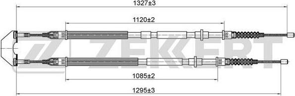 Zekkert BZ-1175 - Cavo comando, Freno stazionamento autozon.pro