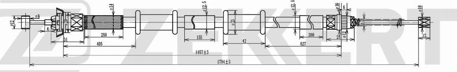 Zekkert BZ-1171 - Cavo comando, Freno stazionamento autozon.pro