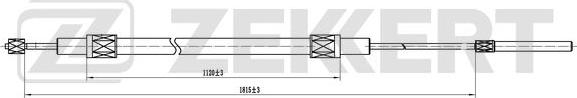 Zekkert BZ-1340 - Cavo comando, Freno stazionamento autozon.pro