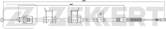 Zekkert BZ-1308 - Cavo comando, Freno stazionamento autozon.pro