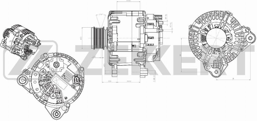 Zekkert GE-1004 - Alternatore autozon.pro