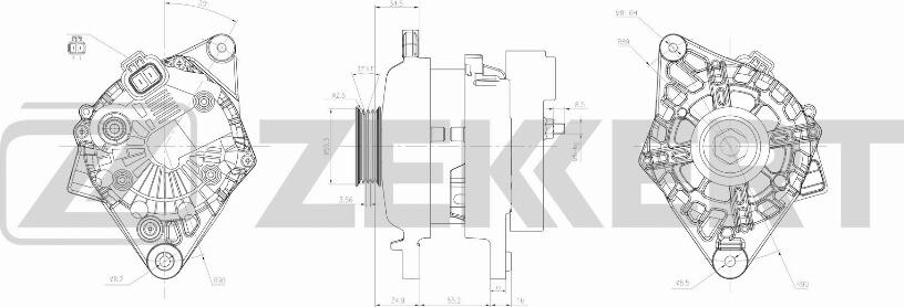 Zekkert GE-1000 - Alternatore autozon.pro