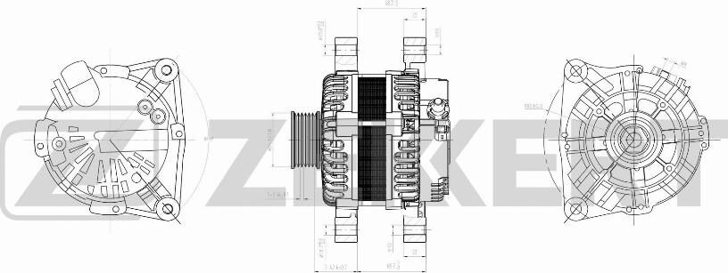 Zekkert GE-1001 - Alternatore autozon.pro