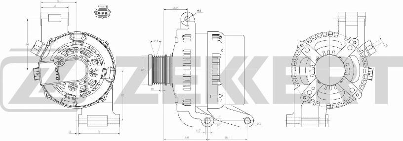 Zekkert GE-1008 - Alternatore autozon.pro