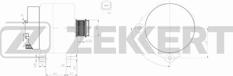 Zekkert GE-1003 - Alternatore autozon.pro