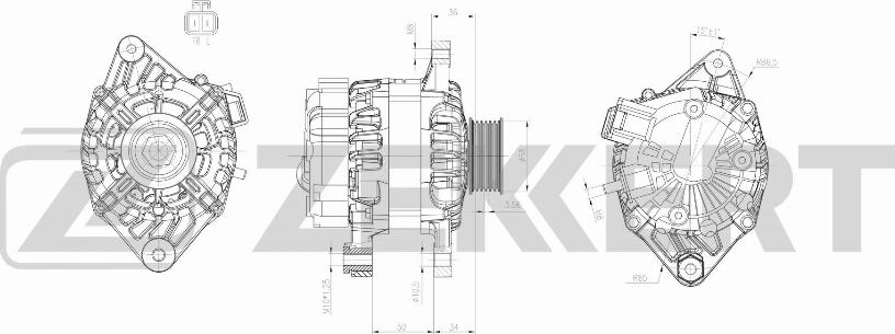 Zekkert GE-1002 - Alternatore autozon.pro