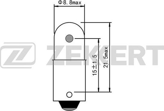 Zekkert LP-1091 - Lampadina, Luce targa autozon.pro