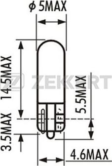 Zekkert LP-1053 - Lampadina, Luce abitacolo autozon.pro