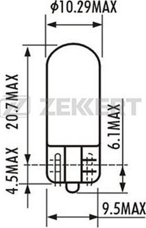 Zekkert LP-1065 - Lampadina, Indicatore direzione autozon.pro