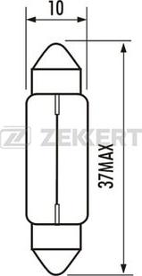 Zekkert LP-1062 - Lampadina, Luce targa autozon.pro