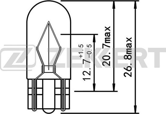 Zekkert LP-1143 - Lampadina, Indicatore direzione autozon.pro