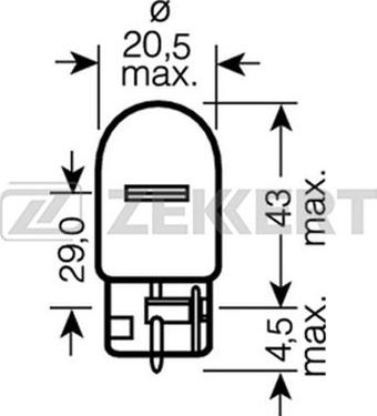 Zekkert LP-1150 - Lampadina, Indicatore direzione autozon.pro