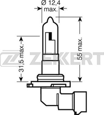 Zekkert LP-1108 - Lampadina, Faro principale autozon.pro