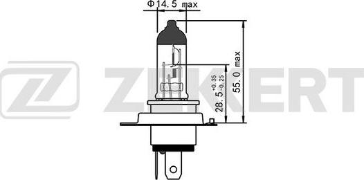 Zekkert LP-1103 - Lampadina, Faro principale autozon.pro