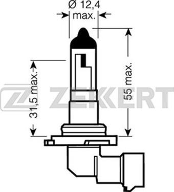 Zekkert LP-1136 - Lampadina, Faro principale autozon.pro