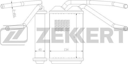 Zekkert MK-5030 - Scambiatore calore, Riscaldamento abitacolo autozon.pro