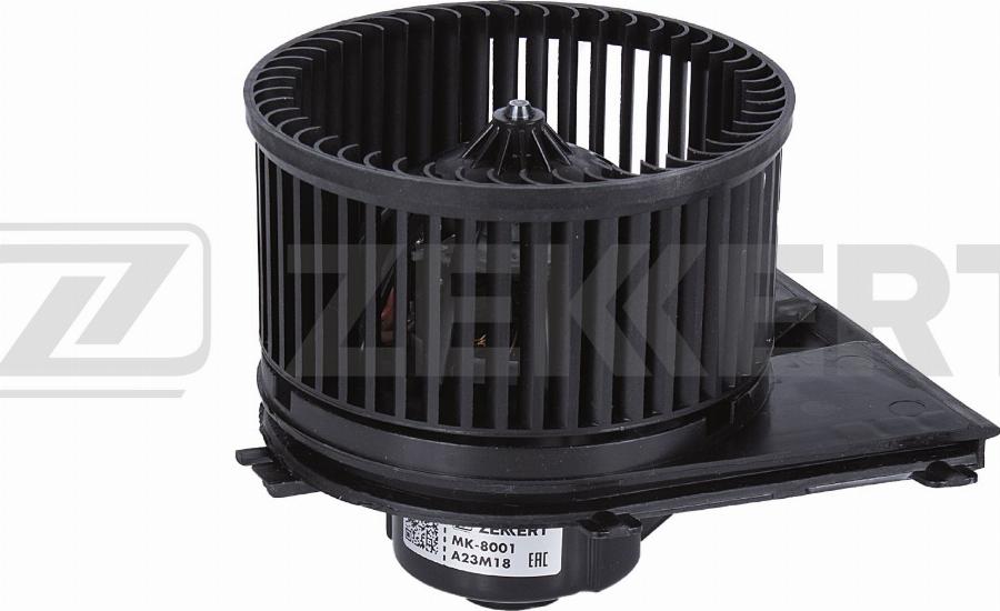 Zekkert MK-8001 - Ventilatore abitacolo autozon.pro