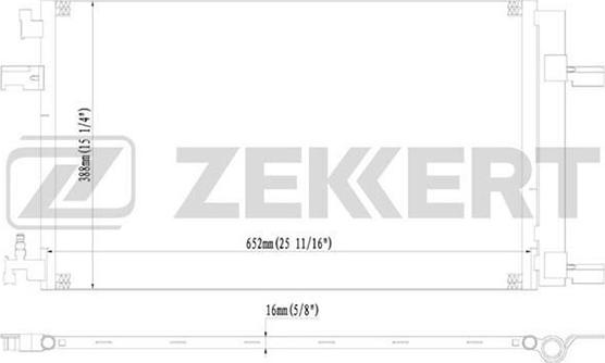 Zekkert MK-3066 - Condensatore, Climatizzatore autozon.pro